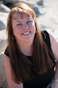 Cozy mystery writer Kathy Aarons, author of the Chocolate Covered Mystery series (Photo courtesy of author's website)